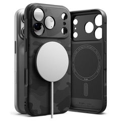 Θήκη TPU Ringke Magsafe Apple iPhone 17 Pro Max Onyx Camo Μαύρο