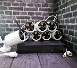 ΚΑΜΕΡΕΣ 8CH 1080P HD WiFi NVR IR Outdoor