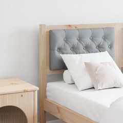 Κεφαλάρι Άλλο Καφέ και ανοιχτό γκρι 150 cm Μασίφ ξύλο πεύκου 879004