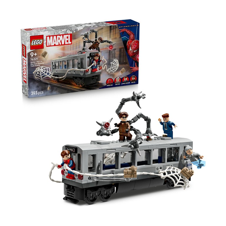 LEGO(R) Marvel: Spider-Man vs. Doc Ock Subway Train Scene (76321)