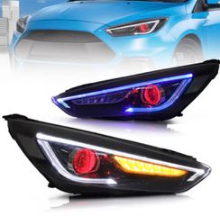 ΦΑΝΑΡΙΑ ΕΜΠΡΟΣ Ford Focus Headlights Black 15-18MK3 ST RS