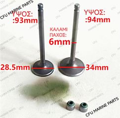 ΒΑΛΒΙΔΕΣ ΤΣΙΜΟΥΧΕΣ TW200 XT225 YP250 MAJESTY 250 AG200 TT-R 225 230