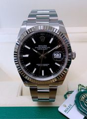 Rolex Datejust 41mm Replica Μαύρο Καντράν