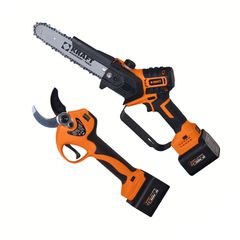 KRAFT: ΣΕΤ ΨΑΛΙΔΙ ΚΛΑΔΕΜΑΤΟΣ + ΚΛΑΔΕΥΤΙΚΟ ΑΛΥΣΟΠΡΙΟΝΟ ΜΠΑΤΑΡΙΑΣ 21V 2x4Ah