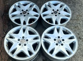 Ζάντες αλουμινίου 17" γνήσιες Mercedes W220, 5x112, 4 τεμάχια