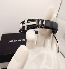 Ανδρικό βραχιόλι σταυρός AZTORIN S.STEEL Α9026 ΤΙΜΗ 60 ΕΥΡΩ