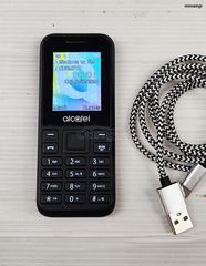 Alcatel 1068D Dual SIM Κινητό με Κουμπιά Μαύρο Α9516 30ΕΥΡΩ