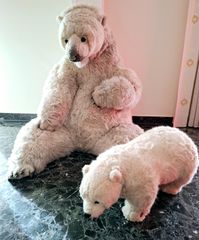 Λουτρινη πολική αρκούδα με κίνηση Michel Taill Creation France.