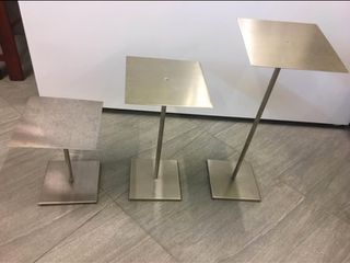 ΣΤΑΝ ΒΙΤΡΙΝΑΣ ΣΕΤ 3 ΤΕΜΑΧΙΩΝ  ΙΝΟΧ