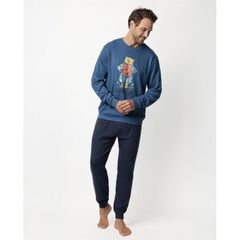 Admas Ανδρική Χειμερινή Βαμβακερή Πυτζάμα Paddington