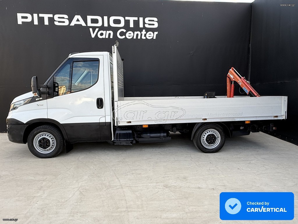 Γερανός-Φορτηγά Με Γερανό Iveco 2017 Daily ΦΥΣΙΚΟ ΑΕΡΙΟ ΕΡΓΟΣΤΑΣΙΑΚΟ ΓΕΡΑΝΟΣ