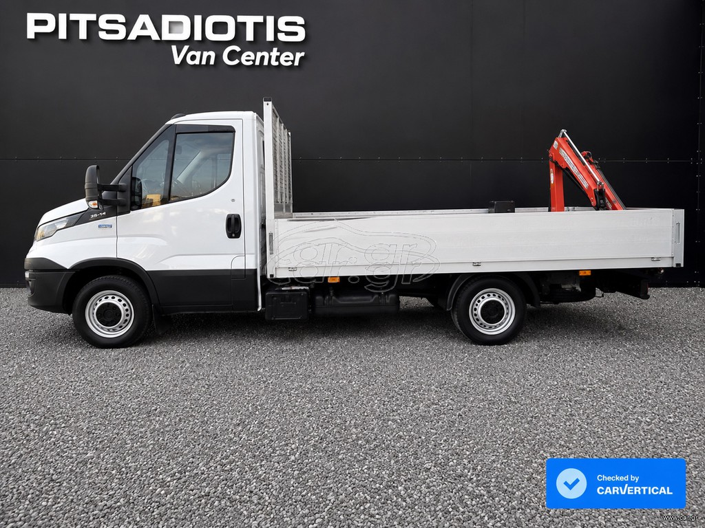 Γερανός-Φορτηγά Με Γερανό Iveco 2017 Daily ΦΥΣΙΚΟ ΑΕΡΙΟ ΕΡΓΟΣΤΑΣΙΑΚΟ ΓΕΡΑΝΟΣ