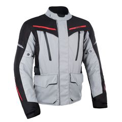 Μπουφάν Μηχανής Αντρικό Oxford Metro 2.0 MS Jkt Gry/Blk/Red