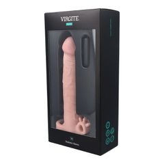 Virgite S5 Realistic Vibrating Penis Sleeve S5 19 Cm Flesh