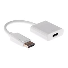 POWERTECH ADAPTER DISPLAY PORT TO HDMI CAB-DP004 0.20m WHITE