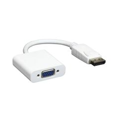 POWERTECH ADAPTER DISPLAY PORT TO VGA CAB-DP006 0.20m WHITE
