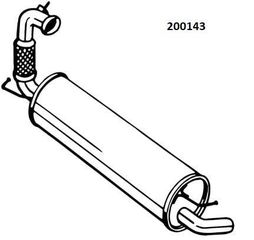 ΕΞΑΤΜΙΣΗ ΟΠΙΣΘ ΤΜΗΜΑ TWINGO III , 200143 , 200205174R