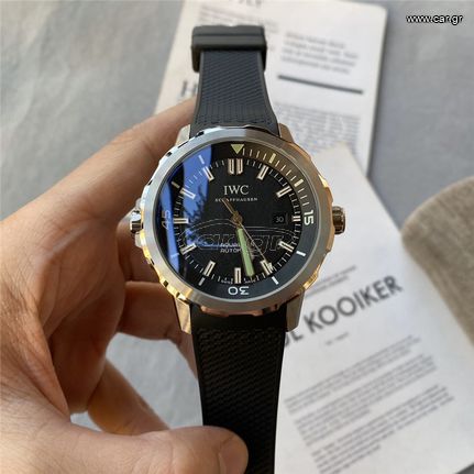 Ανδρικό ρολόι IWC Aquatimer Expedition Jacques-Yves Cousteau με αυτόματο μηχανισμό