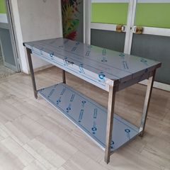 Πάγκος εργασίας τραπέζι 161*60*85 cm. Ποιότητα & Τιμή Stockinox-thumb-2