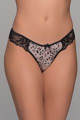 G-string Σατέν - Animal print