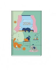 ΗΜΕΡΟΛΟΓΙΟ THE WRITING FIELDS (ΧΑΣΑΠΑΚΗΣ) 2026 ΗΜΕΡΗΣΙΟ 11X17 DOGS AND CATS - ΓΑΤΟΥΛΕΣ 20.11143 (831396)