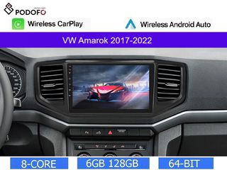VW Amarok (2017-2022) Android 13 Οθόνη 9" | 6GB RAM +128GB ROM | Ασύρματο CarPlay & Aσύρματο Android Auto | GPS, WiFi, DSP