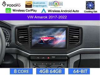VW Amarok (2017-2022) Android Οθόνη 9" | Snapdragon 460 | 4GB RAM + 64GB ROM | Ασύρματο CarPlay & Android Auto GPS WiFi DSP FM/RDS
