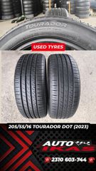 2 ΕΛΑΣΤΙΚΆ 205/55/16 TOURADOR DOT(0123)**AUTO IKAS**