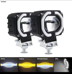 ΣΕΤ ΠΡΟΒΟΛΕΙΣ LED + ΦΩΤΑ ΗΜΕΡΑΣ ΓΙΑ ΜΟΤΟΣΥΚΛΕΤΕΣ ΜΑΖΙ ΜΕ ΔΙΑΚΟΠΤΗ ΚΑΙ ΑΔΙΑΒΡΟΧΗ ΑΣΦΑΛΕΙΟΘΗΚΗ