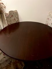 Σετ τραπεζαρίας από μασίφ ξύλο – επεκτεινόμενο τραπέζι & 6 καρέκλες