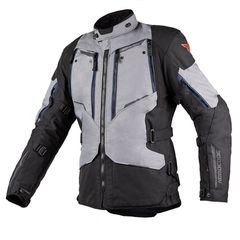 Nordcode Μπουφάν Μηχανής Odyssey EN-17092 AA, Dark Grey-Black Ανδρικό 4 εποχών
