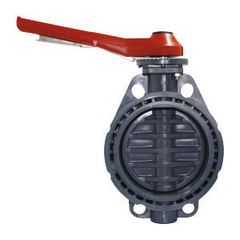 Βάνα BUTTERFLY PVC σύνδεση με φλάντζα 7052 palaplast