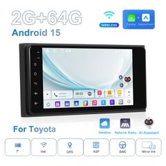Οθόνη 7” Podofo Android 15 για TOYOTA IQ μετά το 2008 | 2GB+64GB | Wireless CarPlay & Android Auto | GPS | ASP | EQ | WiFi