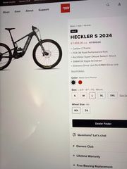 Downhill - Enduro - Trail Santa Cruz 2024 HECKLER C -S 2024