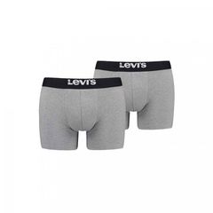 Levis Ανδρικό Μπόξερ Οργανικό Βαμβάκι 2 Τεμάχια Solid 007