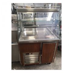 Βιτρινα ψυγείο 2*GN 1/1 επιδαπέδια  με επενδυση μεταχειρισμενη