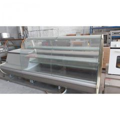 Βιτρίνα ζαχαροπλαστείου με ταμείο 290x90x160cm μεταχειρισμένη