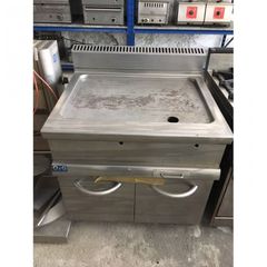 Πλατό αερίου χρωμίου επιδαπέδιο 80x70x87 μεταχειρισμένο