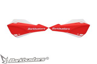 Barkbusters Sabre Χούφτες Τιμονιού Motocross Enduro Κόκκινο Άσπρο