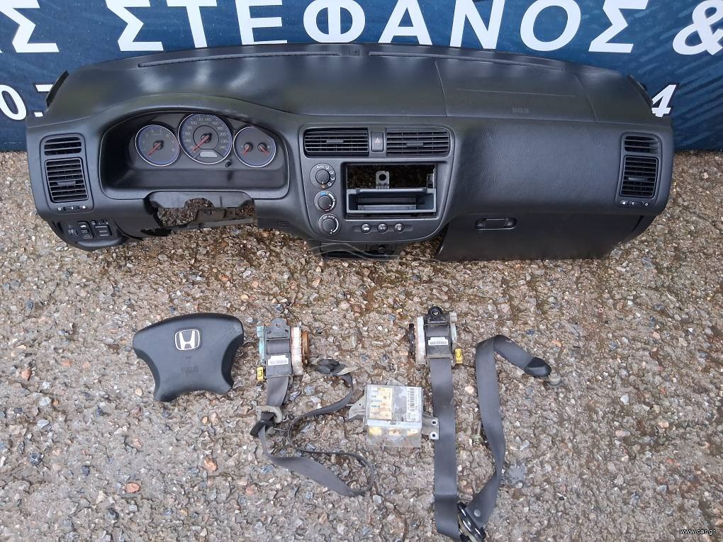 HONDA CIVIC SEDAN 2001-5 ES ΣΕΤ ΑΕΡΟΣΑΚΟΙ & ΖΩΝΕΣ