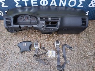 HONDA CIVIC SEDAN 2001-5 ES ΣΕΤ ΑΕΡΟΣΑΚΟΙ & ΖΩΝΕΣ
