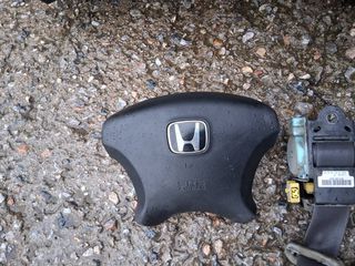 HONDA CIVIC SEDAN 2001-5 ES ΣΕΤ ΑΕΡΟΣΑΚΟΙ & ΖΩΝΕΣ-thumb-1