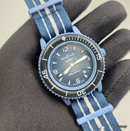 Blancpain Scuba Fifty Fathoms Antartic Ocean X swatch replica