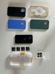 Iphone 12 , 3 προστατευτικά τζαμάκια , 4 θηκες, 2 τζαμάκια κάμερας