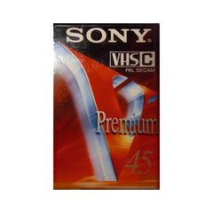 SONY PREMIUM VHS-C PAL SECAM ΔΙΑΡΚΕΙΑΣ 45 ΛΕΠΤΩΝ 4901780409945