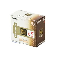 SONY 80 λεπτά premium minidisc 5 τεμάχια 4901780567362