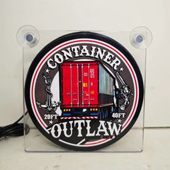 Φωτεινή Πινακίδα Led Light Box Deluxe Container Red με Usb