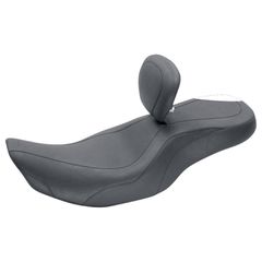 Mustang Mustang, Wide Tripper 2-up one-piece seat. With backrest