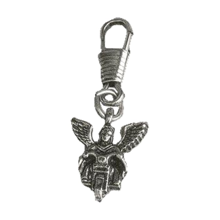 MCS Guardian angel zipper pull