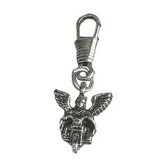 MCS Guardian angel zipper pull
